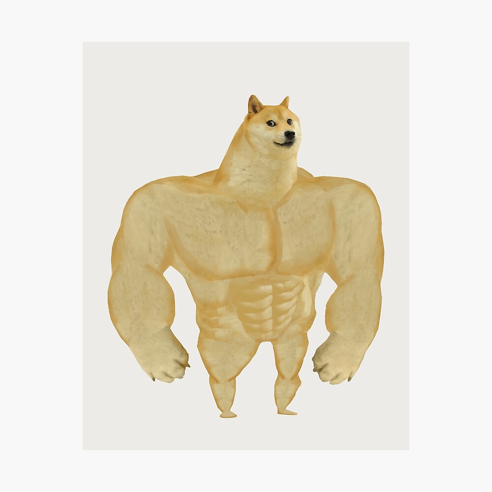 Muscular Doge Blank Meme Template