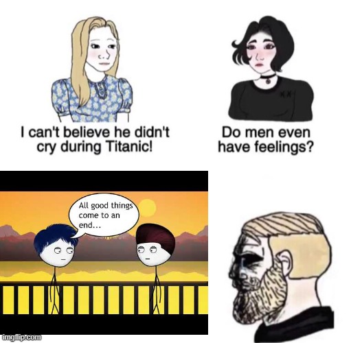 sed | image tagged in chad crying | made w/ Imgflip meme maker