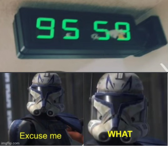 Ah yes, 96 o'clock.. | image tagged in excuse me what,you had one job,clock | made w/ Imgflip meme maker