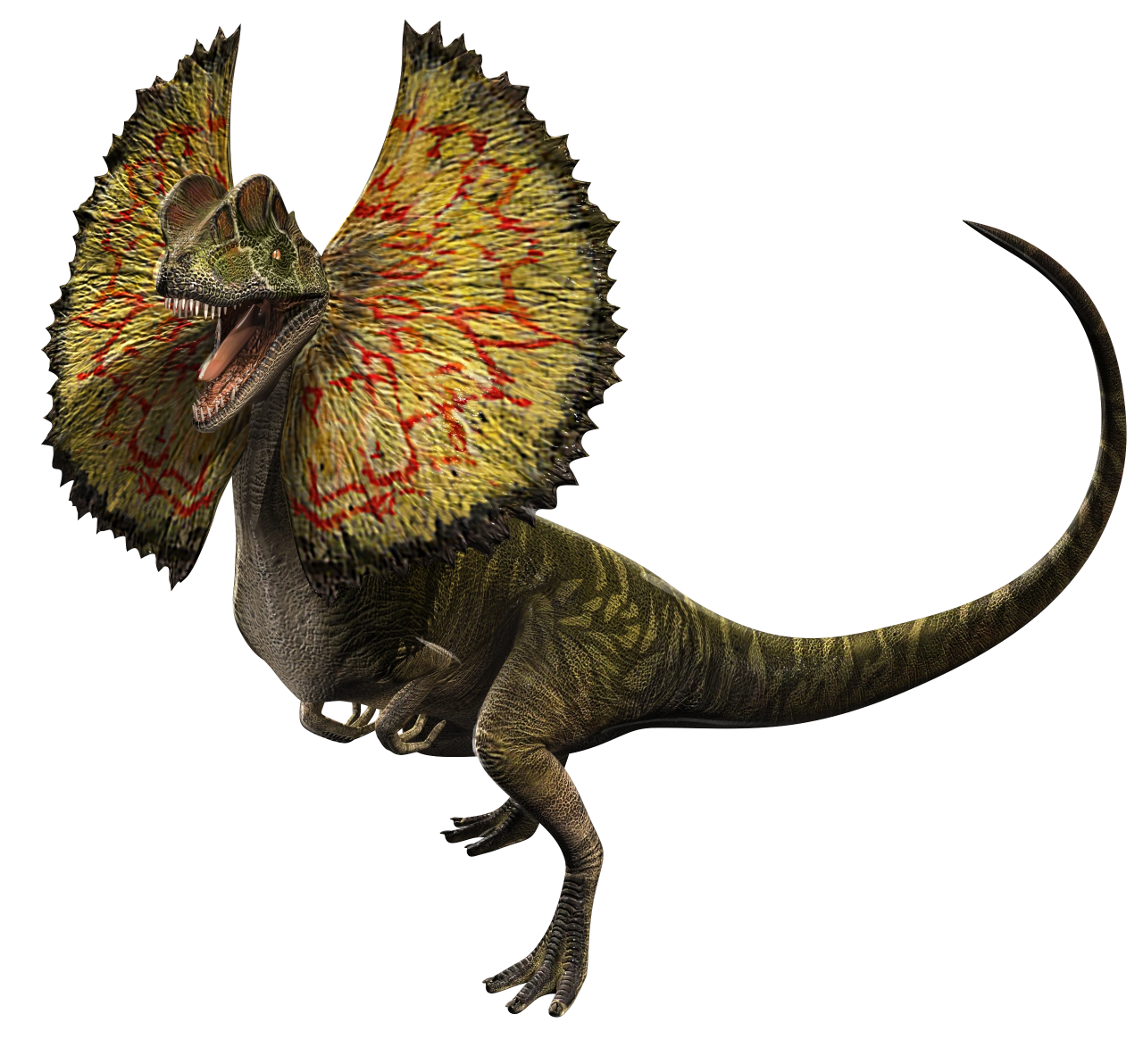 Dilophosaurus 4 (Classic Design) Blank Meme Template