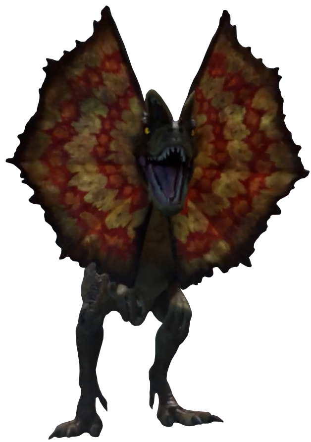 Dilophosaurus 5 (Classic Design) Blank Meme Template
