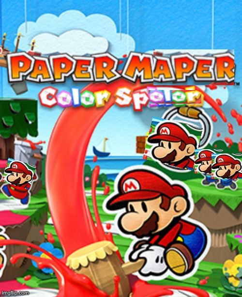 can’t wait for sticker stacker | image tagged in paper mario,mario | made w/ Imgflip meme maker
