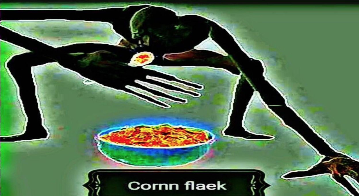 Corn flaek Blank Meme Template