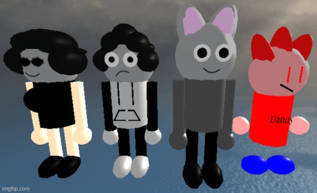 all my msmg oc 3d models so far | image tagged in memes,funny,msmg,3d model,animation,characters | made w/ Imgflip meme maker