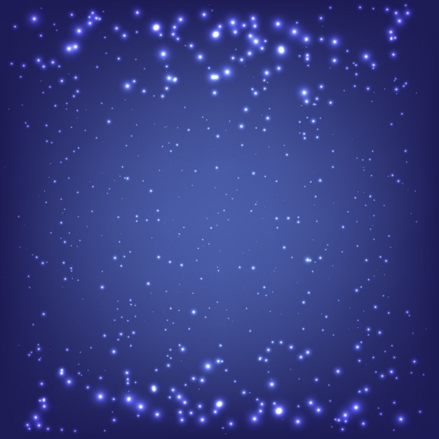 High Quality Magic lights blue background Blank Meme Template