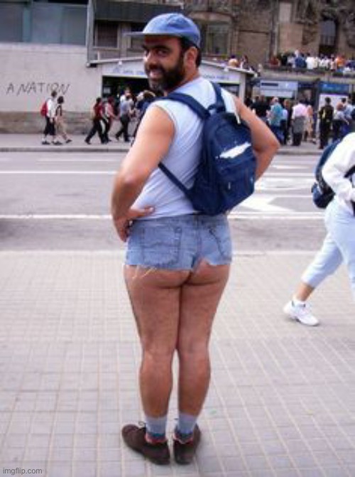Creepy Jean Shorts Guy | image tagged in creepy jean shorts guy | made w/ Imgflip meme maker