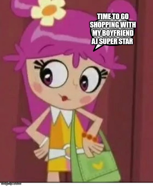 Ami is about to go shopping with me | TIME TO GO SHOPPING WITH MY BOYFRIEND AJ SUPER STAR | image tagged in funny memes | made w/ Imgflip meme maker