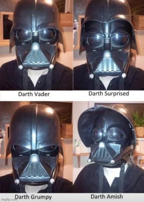 The Many Shades of Sith | image tagged in darth vader | made w/ Imgflip meme maker