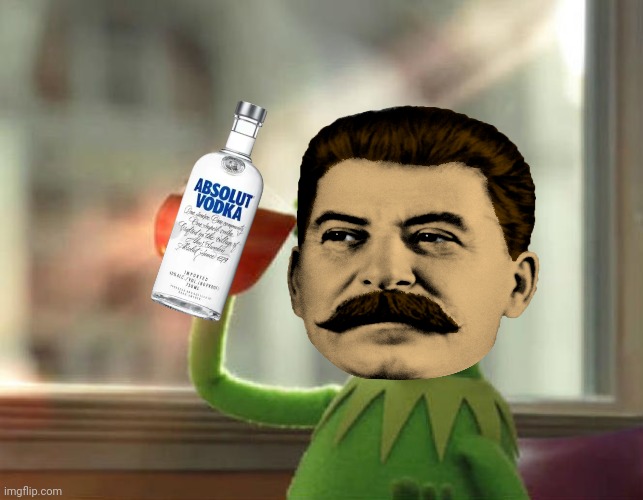 Stalin vodka | image tagged in memes,but that's none of my business neutral,vodka,stalin | made w/ Imgflip meme maker