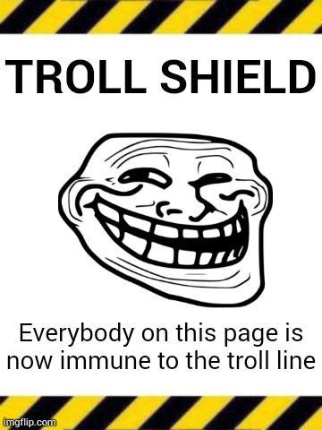 High Quality Troll shield Blank Meme Template