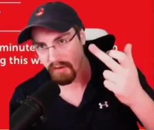 Failboat middle finger Blank Meme Template