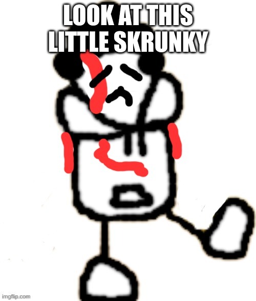 LOOK AT THIS LITTLE SKRUNKY | made w/ Imgflip meme maker