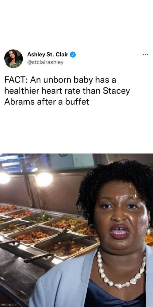 That's GOVERNOR Stacey Abrams to you | image tagged in stacey,abrams,obesity,abortion,politics | made w/ Imgflip meme maker