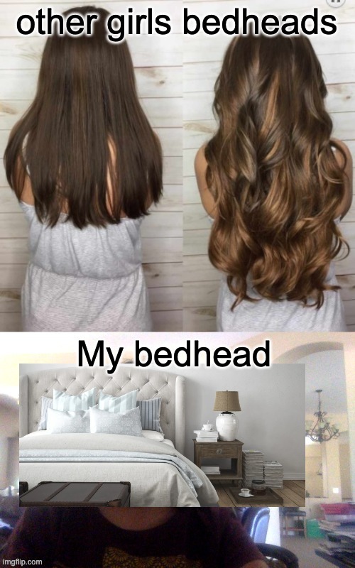 bedhead | image tagged in hair | made w/ Imgflip meme maker
