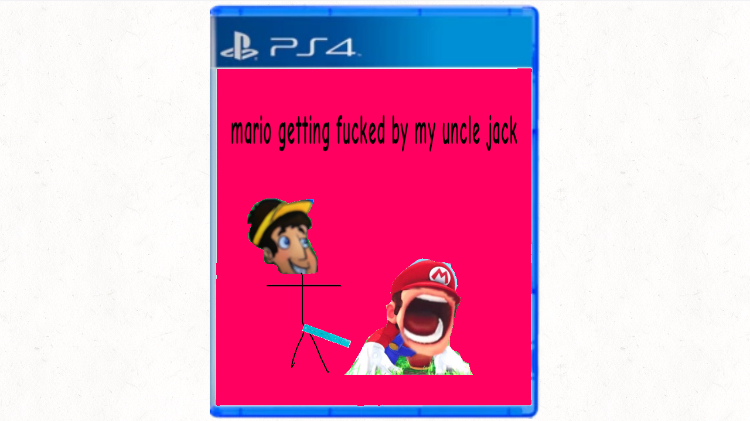 High Quality Mario getting fucked by my uncle jack on the PS4 Blank Meme Template