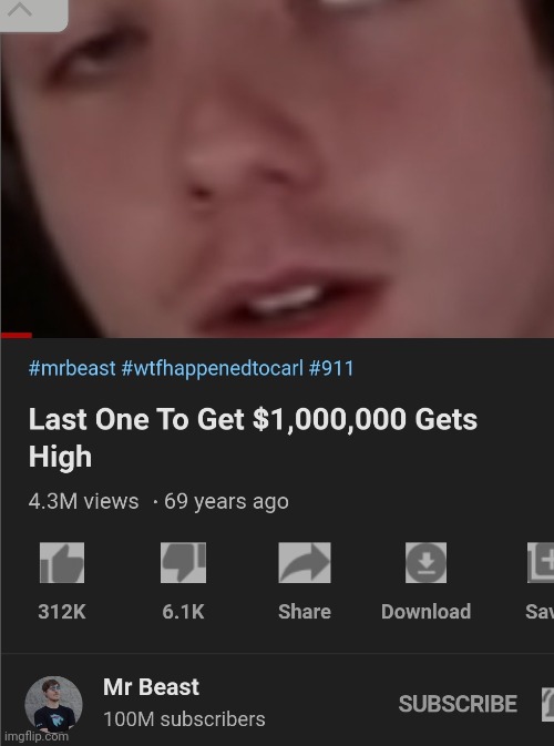 mrbeast's reaction videos be like - Imgflip