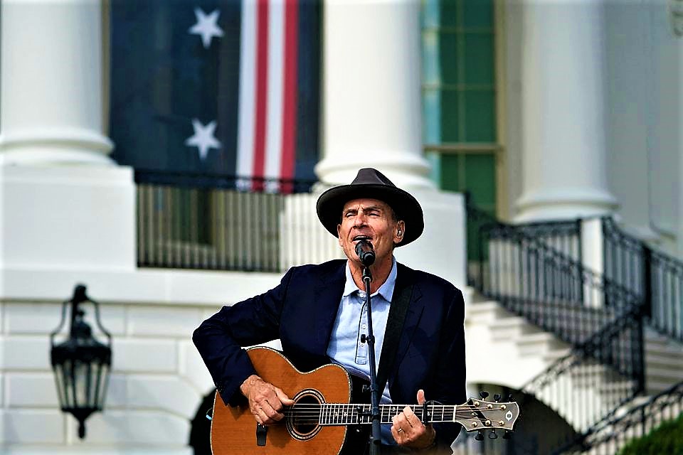 High Quality James Taylor at the White House Blank Meme Template