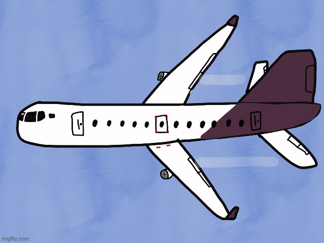 Some kind of plane drawing I did | image tagged in i am of returning to imgflip | made w/ Imgflip meme maker