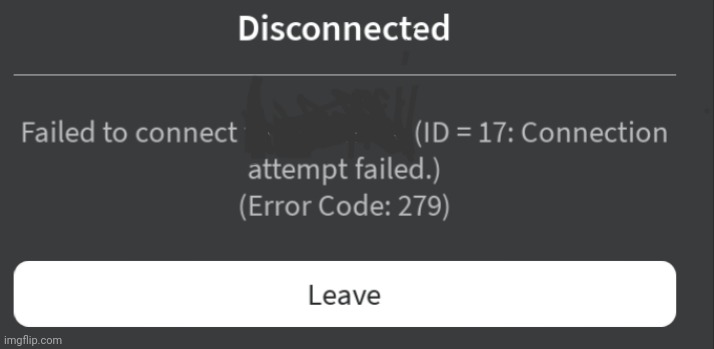 Disconnected Roblox | image tagged in disconnected roblox | made w/ Imgflip meme maker