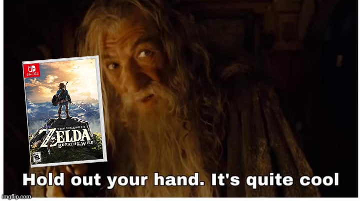 ONE OF THE GREATEST | image tagged in the legend of zelda breath of the wild,the legend of zelda,lord of the rings,gandalf | made w/ Imgflip meme maker