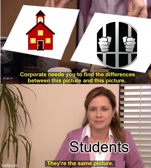 They're The Same Picture | Students | image tagged in memes,they're the same picture | made w/ Imgflip meme maker