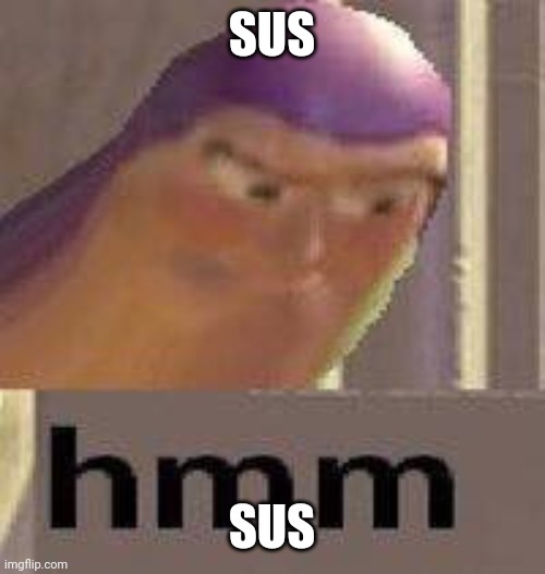 Buzz Lightyear Hmm | SUS SUS | image tagged in buzz lightyear hmm | made w/ Imgflip meme maker