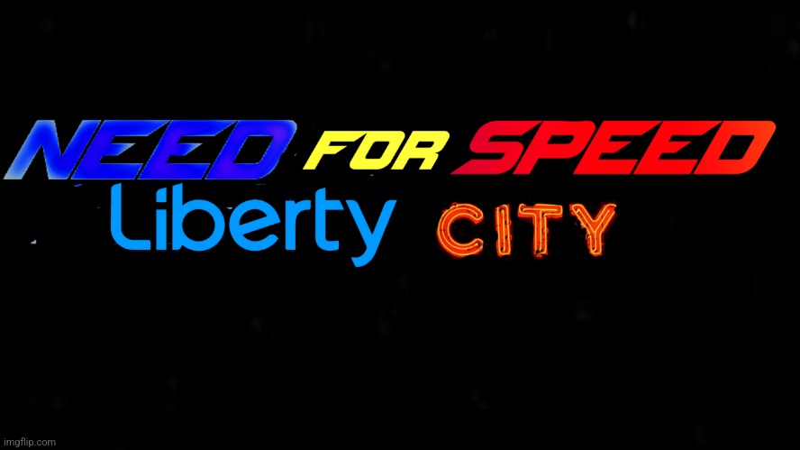 A fan made need for speed liberty city logo i made | image tagged in need for speed,gta | made w/ Imgflip meme maker
