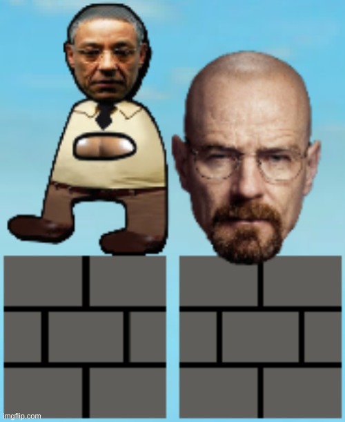 friens :) | image tagged in memes,funny,breaking bad,walter white,gus,frien | made w/ Imgflip meme maker