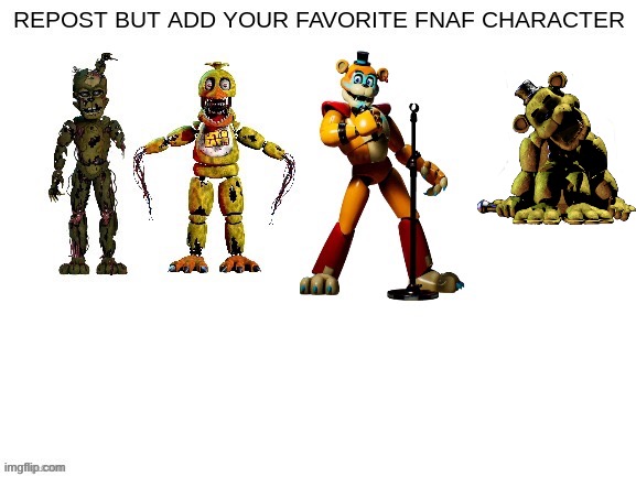 Repost with your favorite character | made w/ Imgflip meme maker