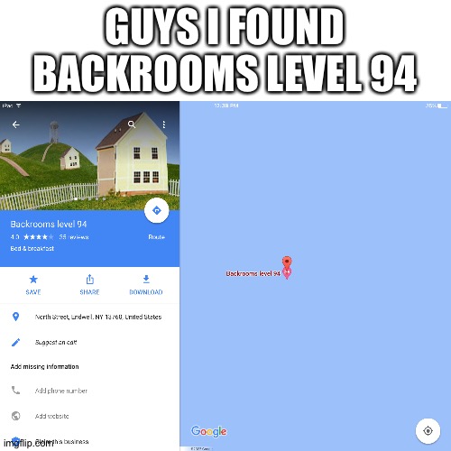 OH WOW ITS IN THE OCEAN | GUYS I FOUND BACKROOMS LEVEL 94 | image tagged in memes | made w/ Imgflip meme maker