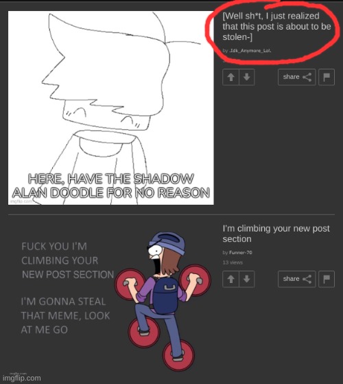[Meanwhile in my updates stream] | image tagged in idk,stuff,s o u p,carck | made w/ Imgflip meme maker