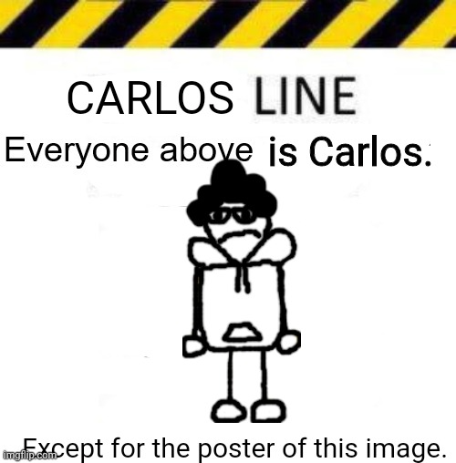 Carlos Line 1 Blank Meme Template