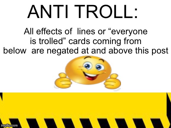 AntiTroll Blank Meme Template