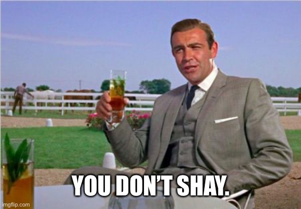 Sean Connery | YOU DON’T SHAY. | image tagged in sean connery | made w/ Imgflip meme maker