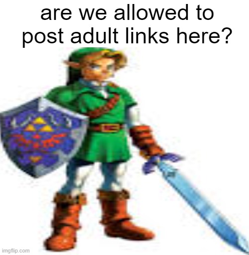 are we allowed to post adult links here? | image tagged in blank white template | made w/ Imgflip meme maker