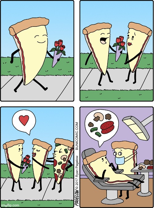 Pizza toppings | image tagged in pizza,toppings,love,surgery,comics,comics/cartoons | made w/ Imgflip meme maker