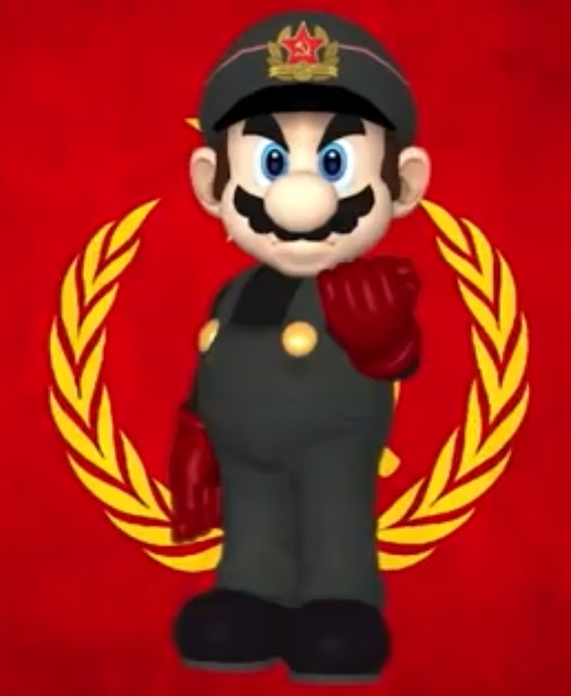 Soviet mario Blank Meme Template