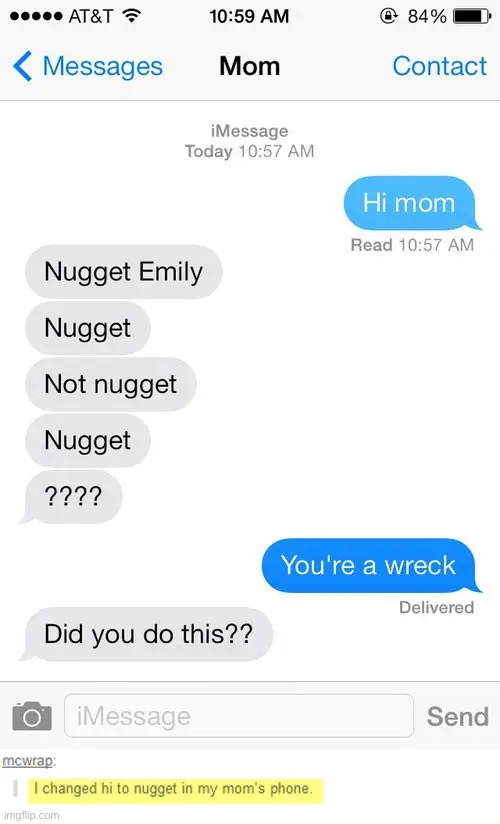 Nugget | made w/ Imgflip meme maker