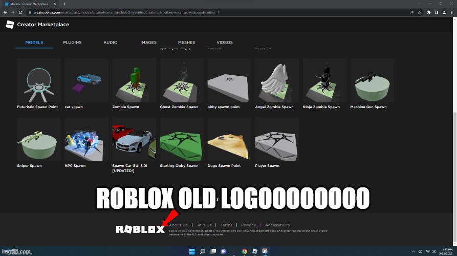 ROBLOX OLD LOGOOOOOOOO | made w/ Imgflip meme maker