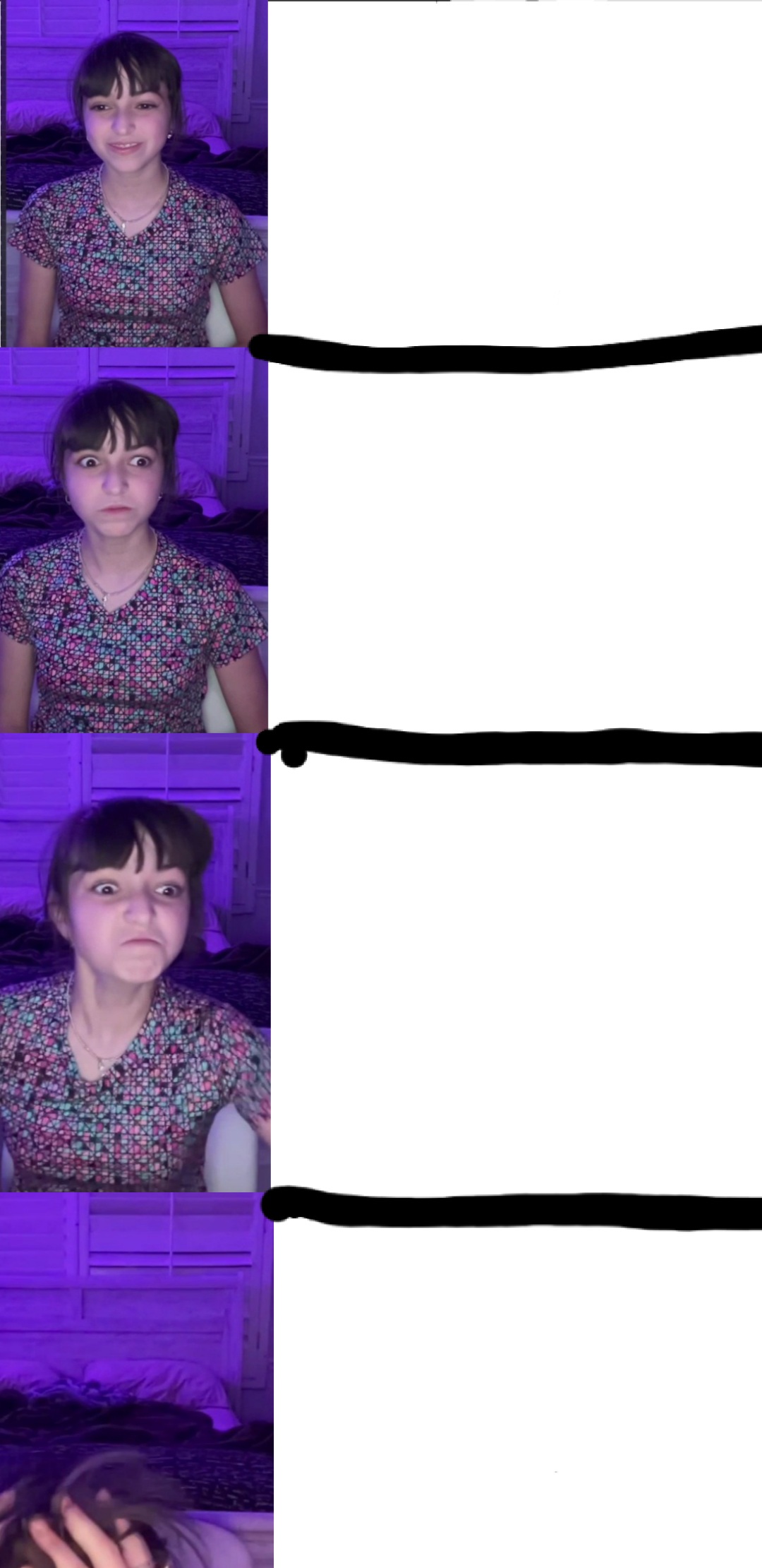 High Quality Mad girl Blank Meme Template