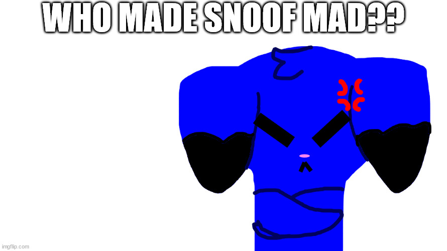 WHO?????? | WHO MADE SNOOF MAD?? | made w/ Imgflip meme maker