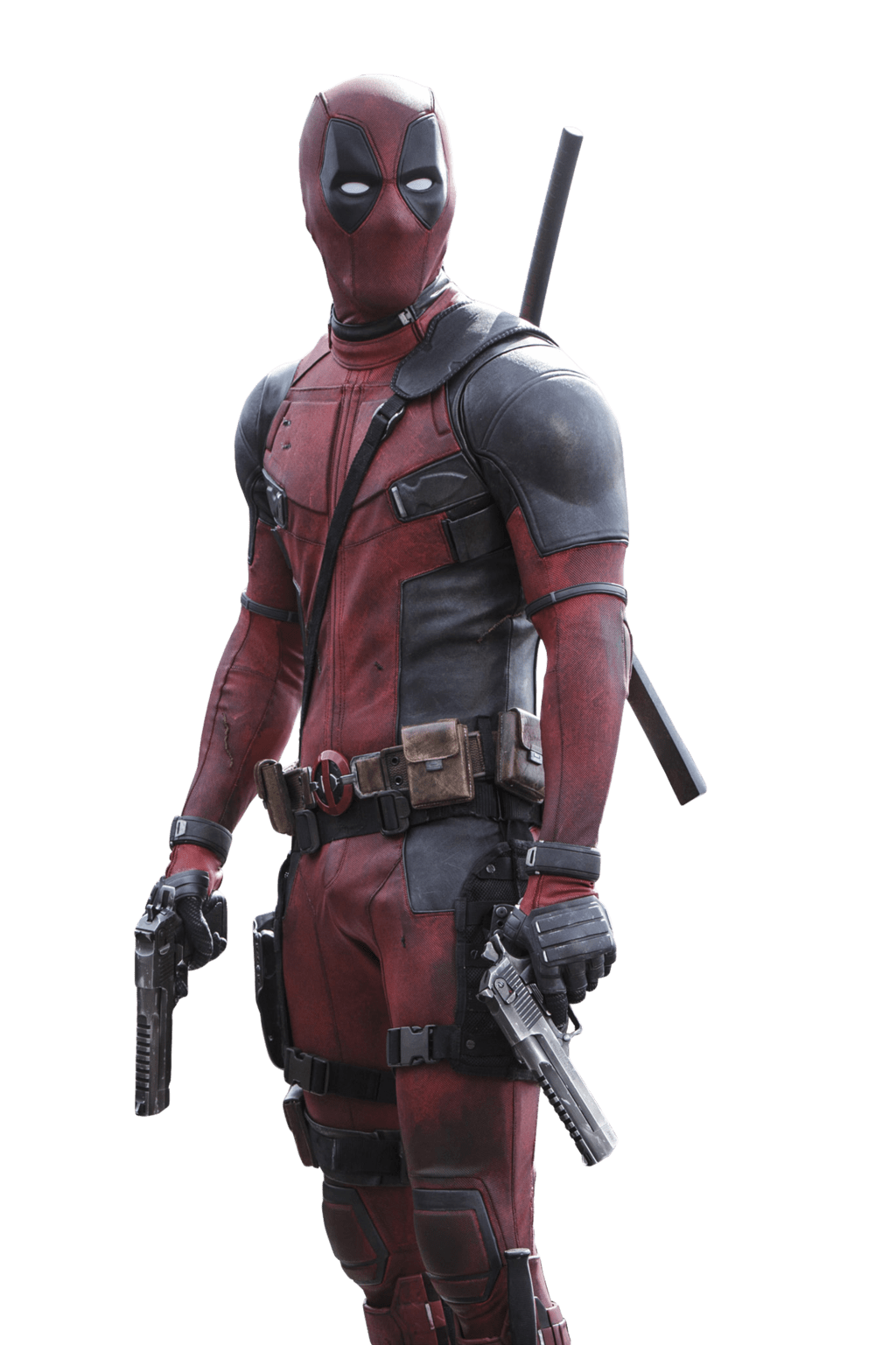 High Quality Deadpool guns out transparency Blank Meme Template