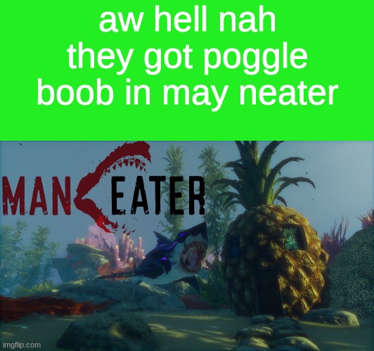 nah nah man i know this aint fr | aw hell nah they got poggle boob in may neater | made w/ Imgflip meme maker