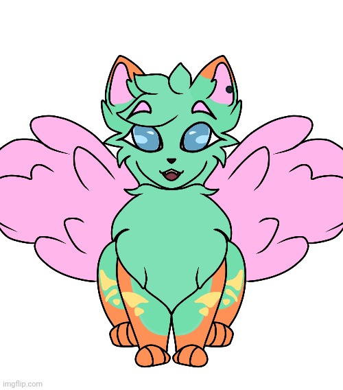 My art Mint--'s character | made w/ Imgflip meme maker