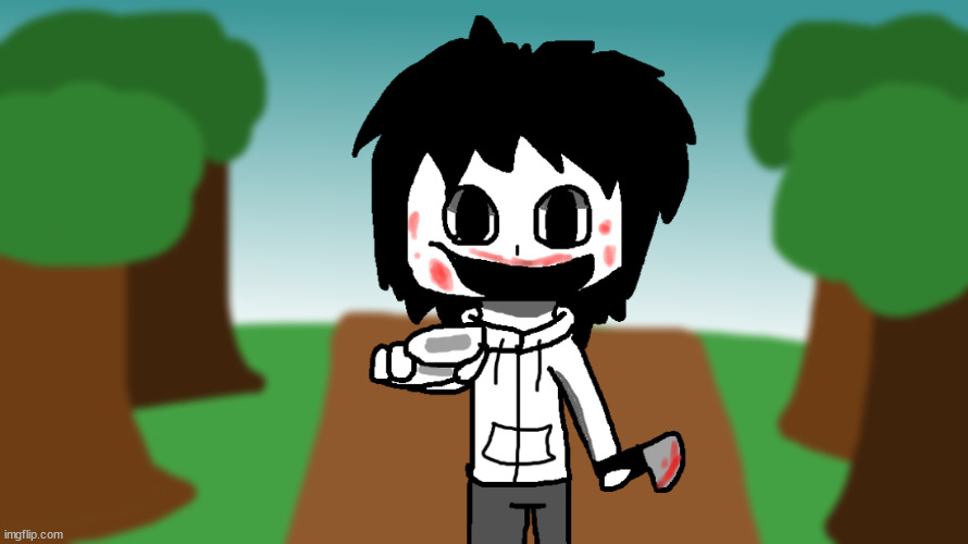 jeff the killer (comment creepypastas for me to draw) | made w/ Imgflip meme maker