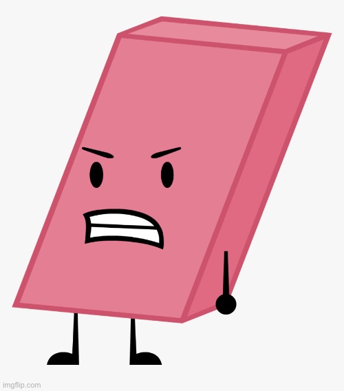 Member 33: Eraser | image tagged in eraser bfdi | made w/ Imgflip meme maker