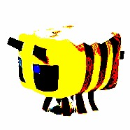 deepfried minecraft bee plush Blank Meme Template