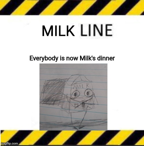 MILK; Everybody is now Milk's dinner | made w/ Imgflip meme maker