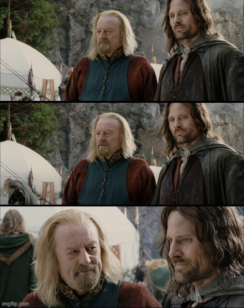 Theoden more will come Blank Meme Template