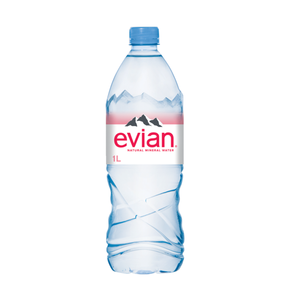 Water bottle evian Blank Meme Template
